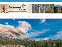 Tablet Screenshot of catamountcenter.org